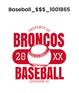 Baseball Jersey Logo 3