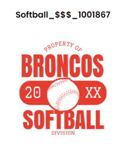 Softball Jersey Logo 2